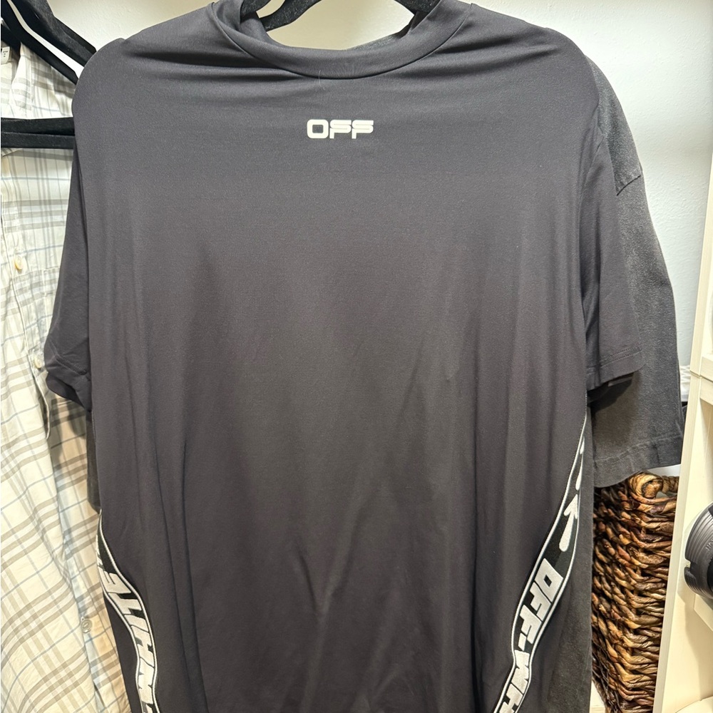 Black OFF WHITE Gym Shirt